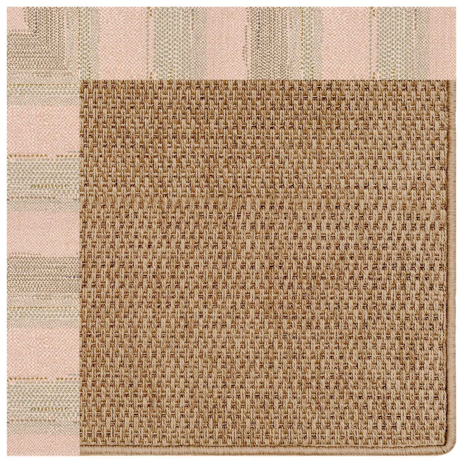 Islamorada-Basketweave - Indoor/Outdoor Bordered Rug - Sicily Olive