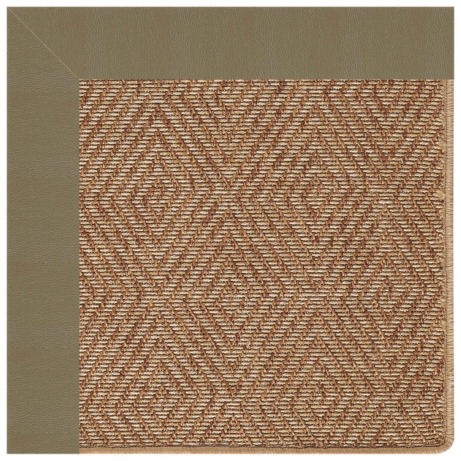 Islamorada-Diamond - Indoor/Outdoor Bordered Rug - Classic Sage