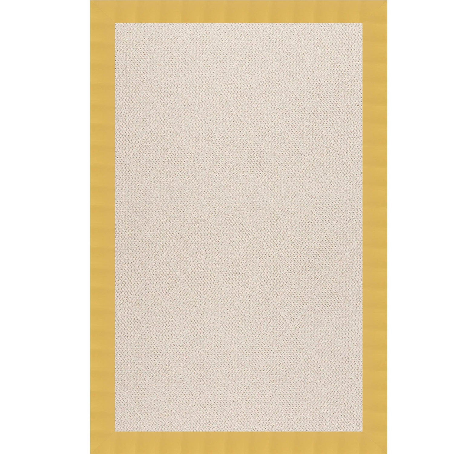 Creative Concepts-White Wicker - 7' 9" x 10' Indoor/Outdoor Bordered Rug