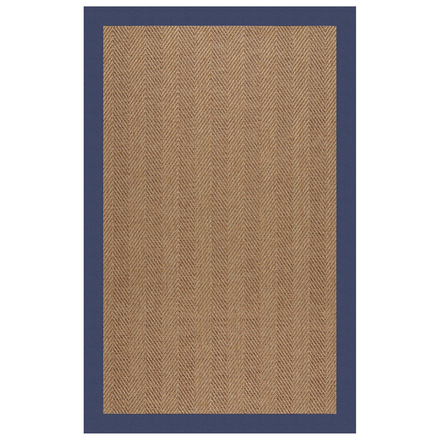 Islamorada-Herringbone - Indoor/Outdoor Bordered Rug - Canvas Neptune