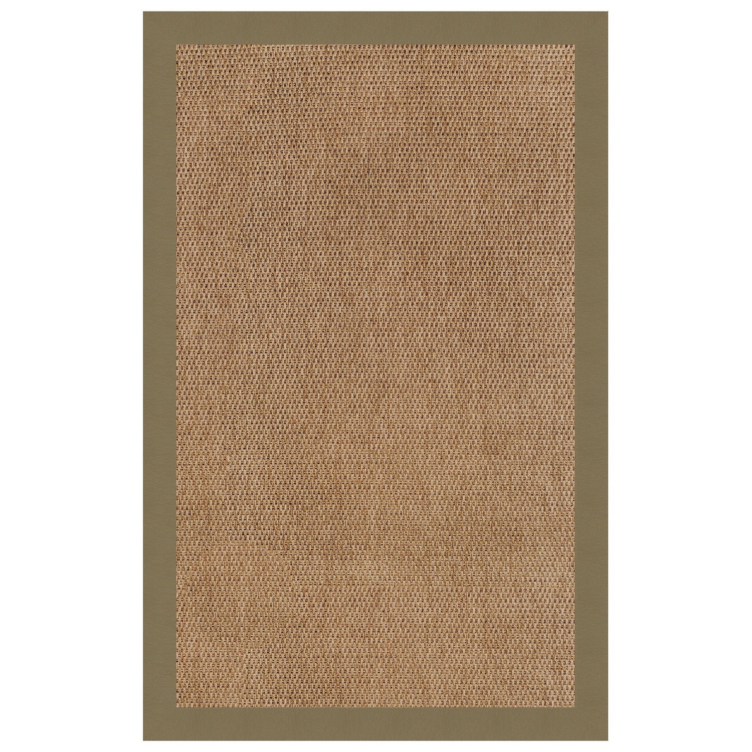 Islamorada-Basketweave - Indoor/Outdoor Bordered Rug - Classic Sage