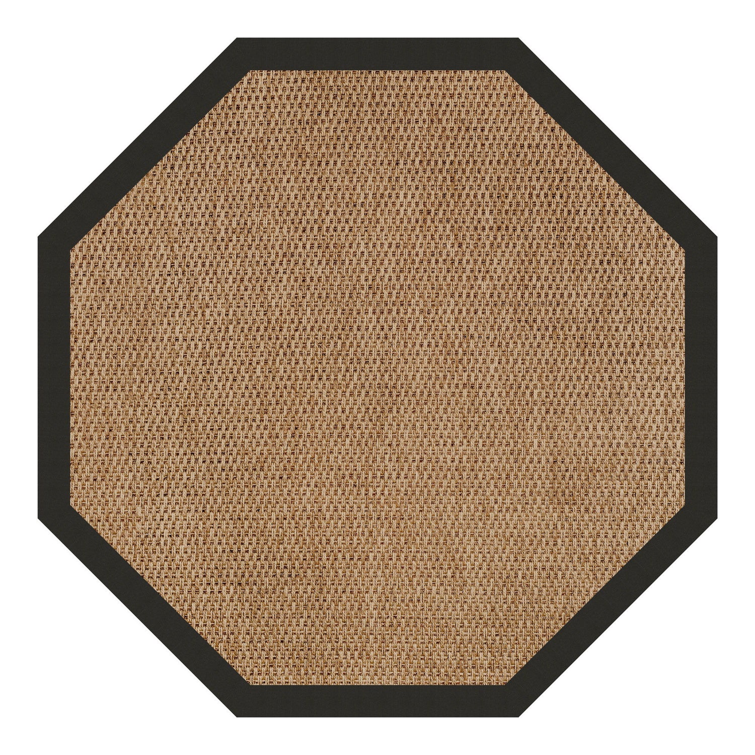 Islamorada-Basketweave - 7' 9" Indoor/Outdoor Octagonal Bordered Rug