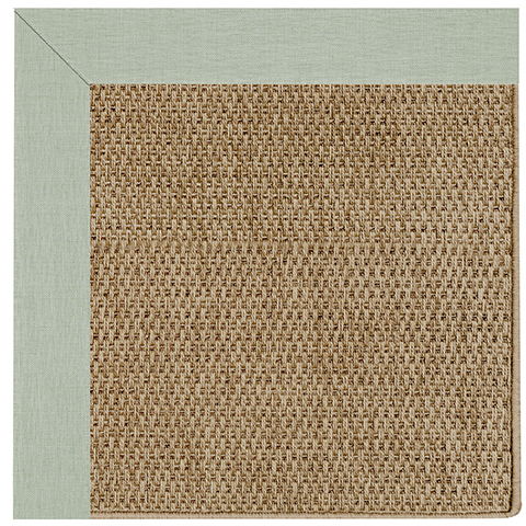 Islamorada-Basketweave - Indoor/Outdoor Bordered Rug - Rave Spearmint