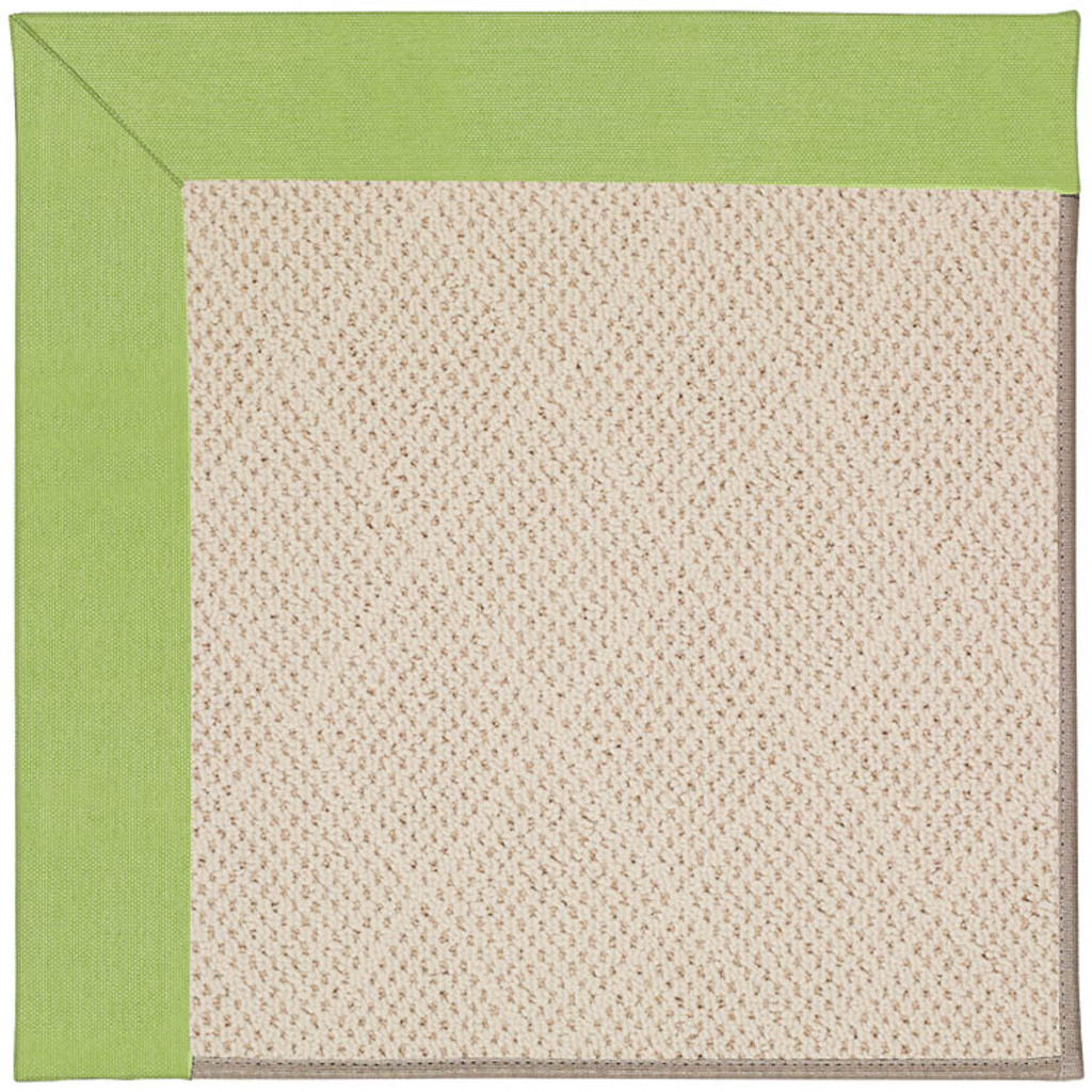 Creative Concepts-White Wicker - 7' 9" Indoor/Outdoor Bordered Area Rug
