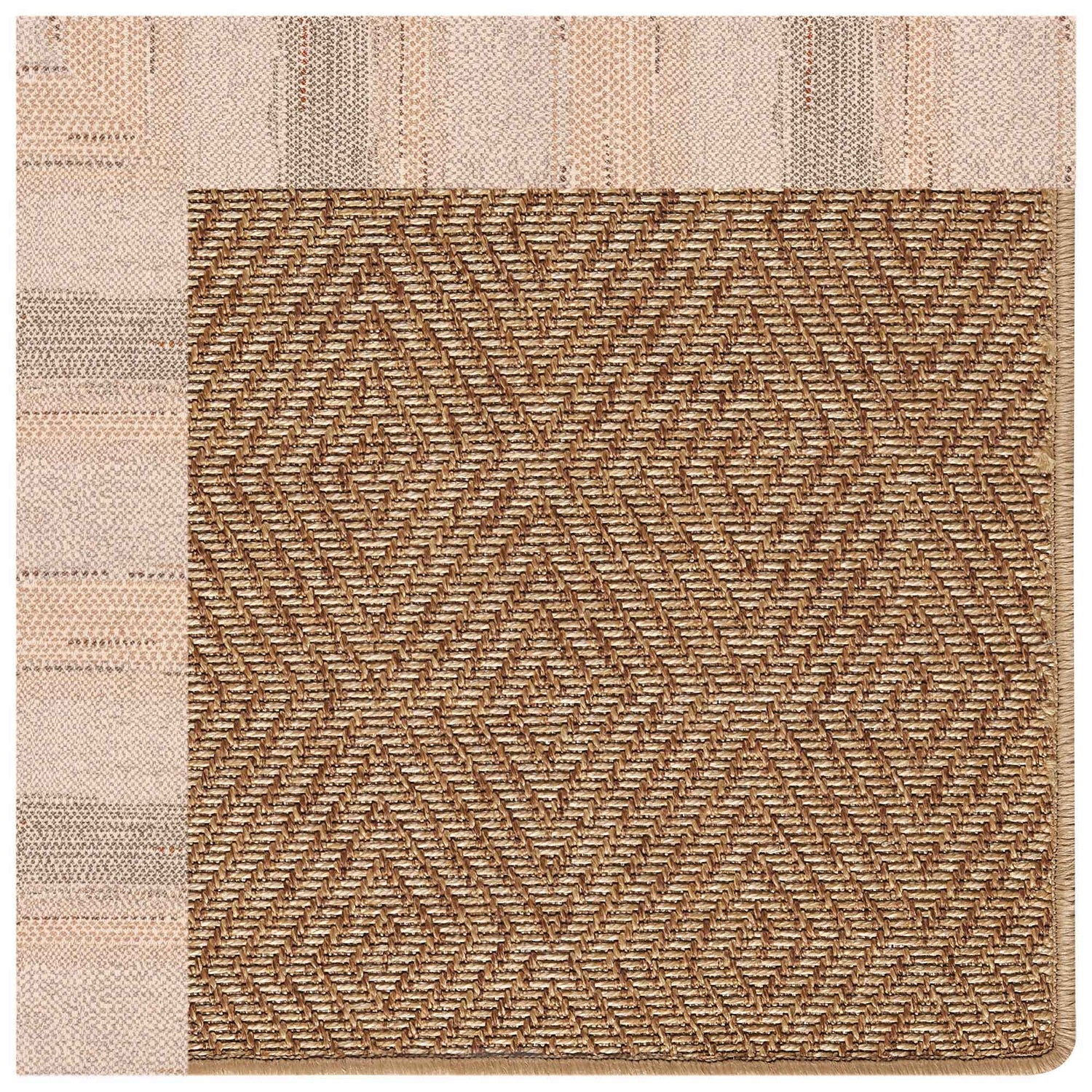 Islamorada-Diamond - Indoor/Outdoor Bordered Rug - Sicily Sparrow