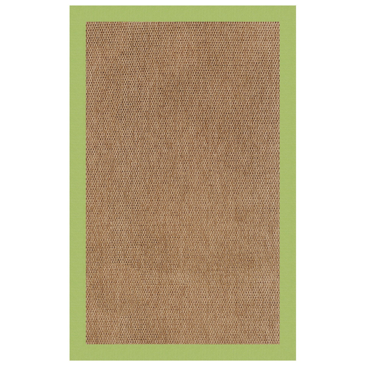Islamorada-Basketweave - 7' 9" x 10' Indoor/Outdoor Bordered Area Rug