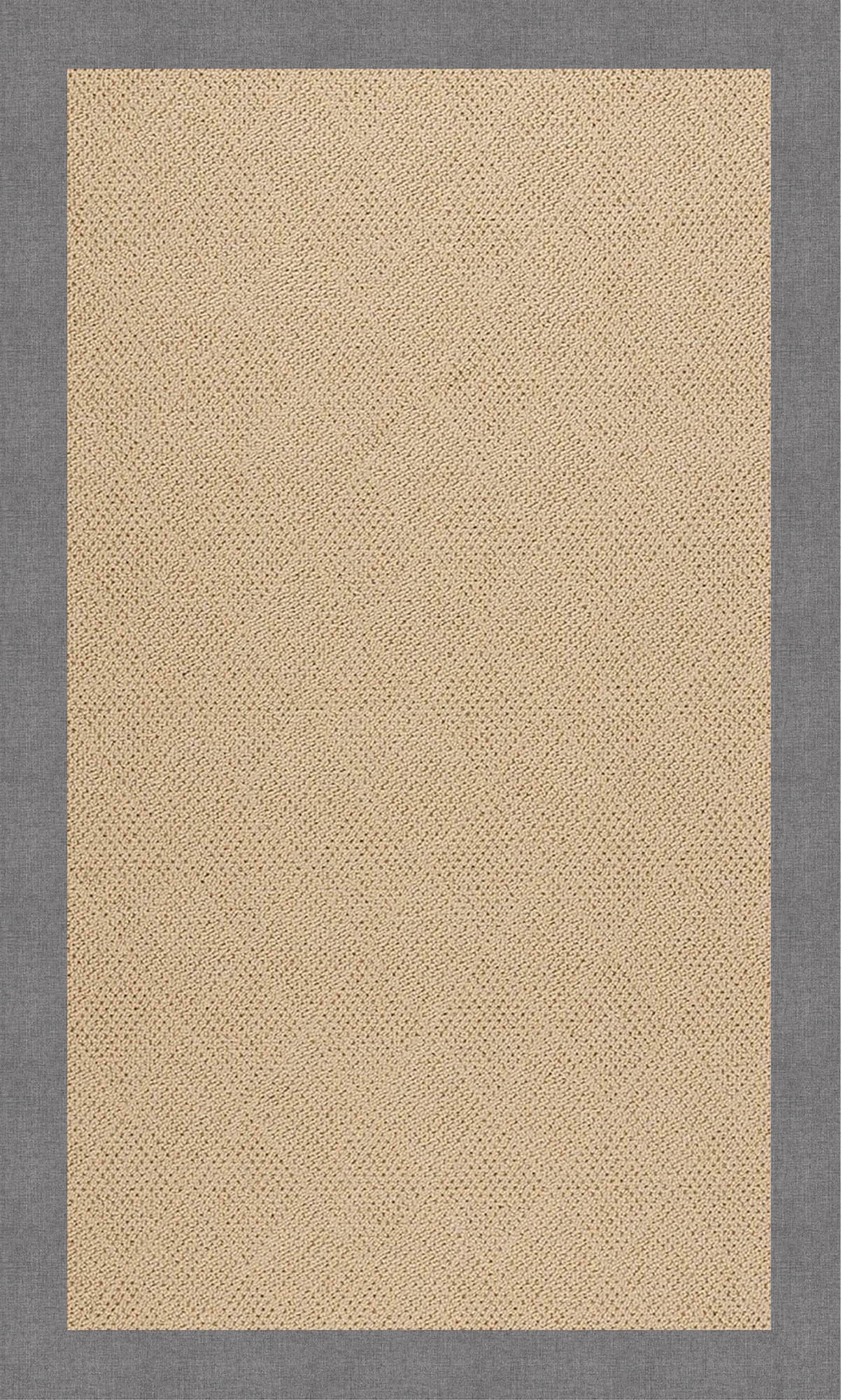 Creative Concepts-Cane Wicker - 10' x 14' Indoor/Outdoor Bordered Rug - Canvas Slate