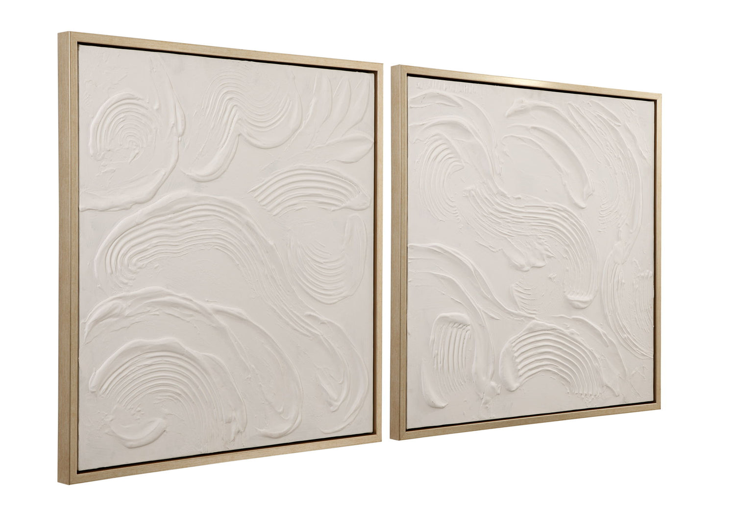 Pereira Framed Canvas (Set of 2) - White