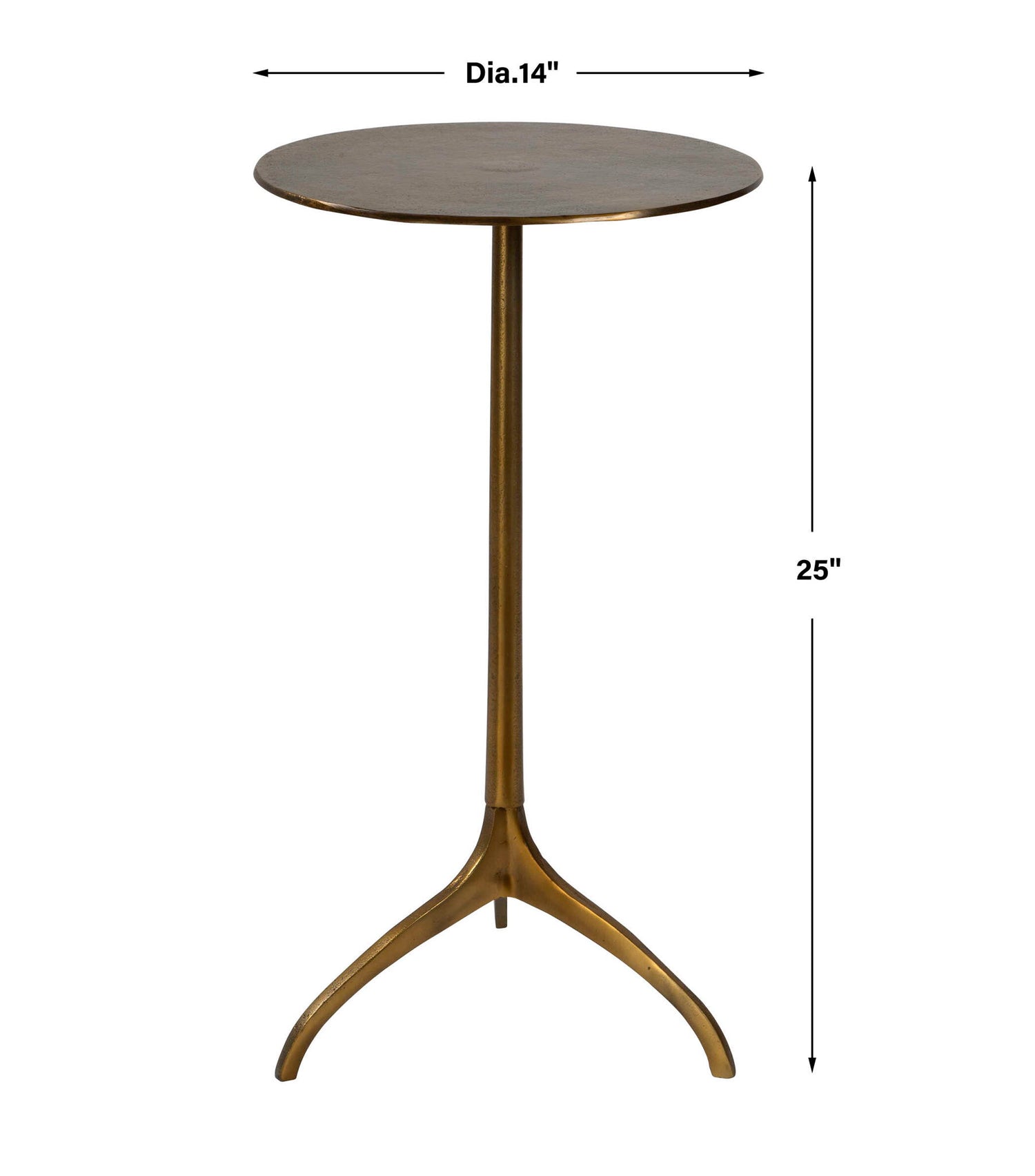 Beacon - Accent Table - Gold