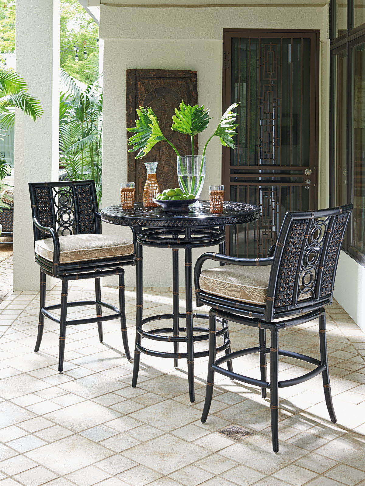 Marimba - Bistro Table - Dark Brown