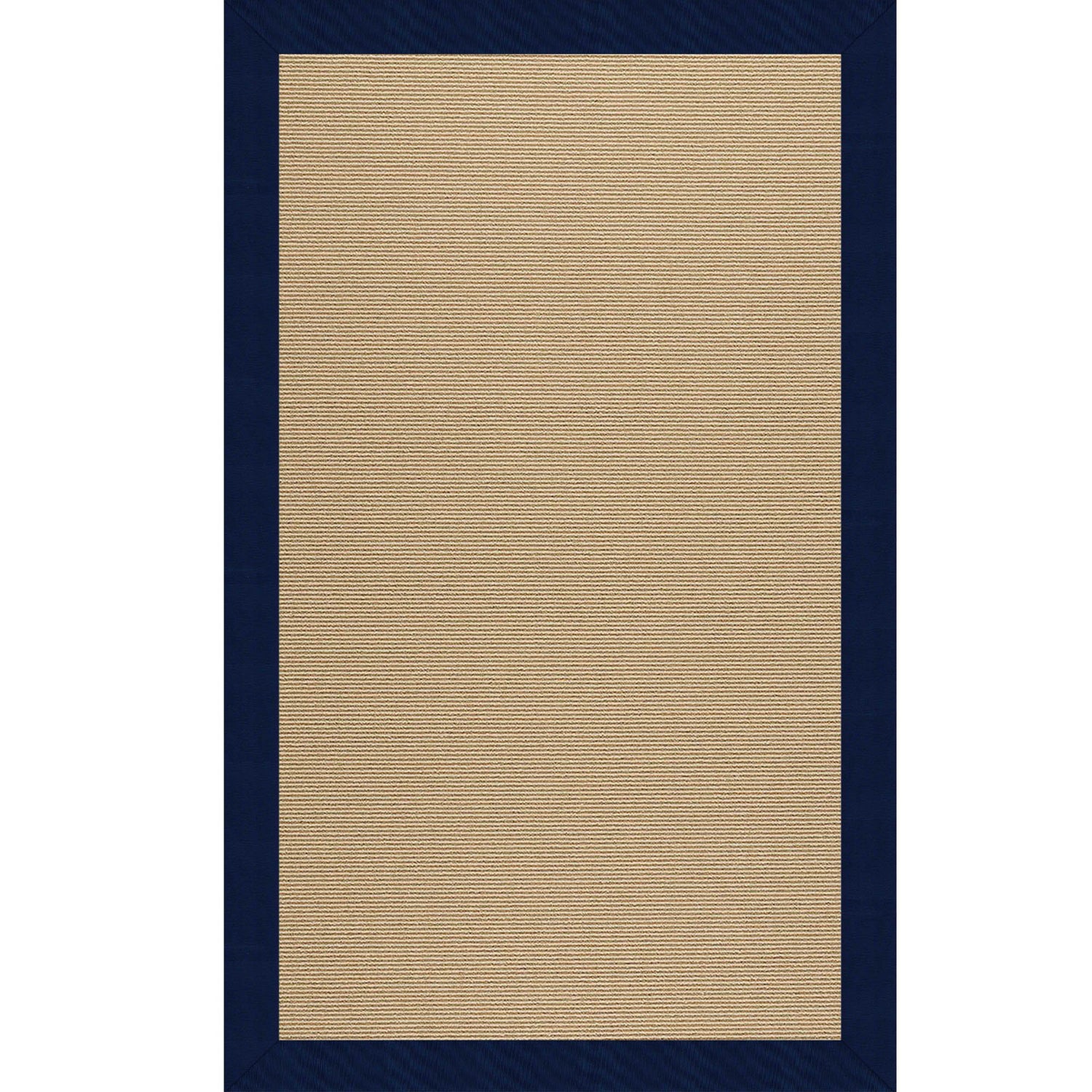 Creative Concepts-Sisal - Indoor/Outdoor Bordered Rug - Canvas Neptune