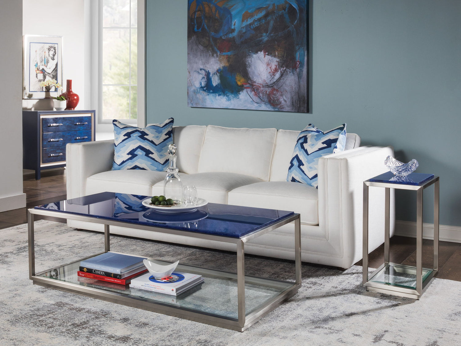 Signature Designs - Ultramarine Spot Table - Blue