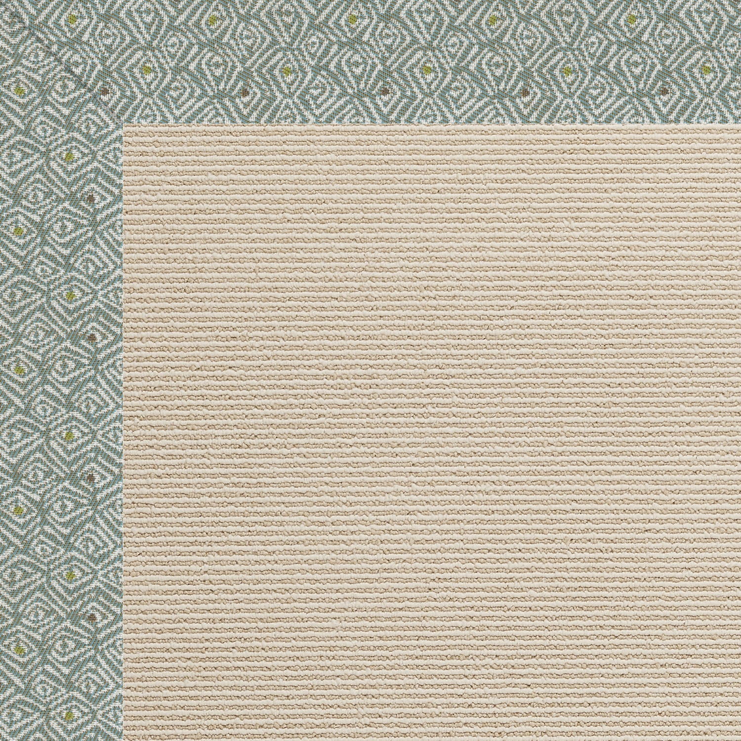 Creative Concepts-Beach Sisal - 4' Indoor/Outdoor Bordered Rug