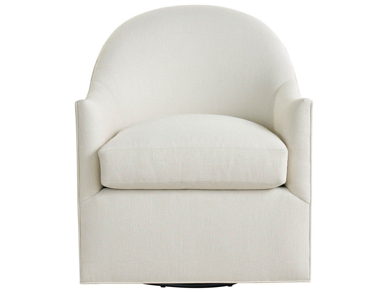 Roscoe - Swivel Chair - White