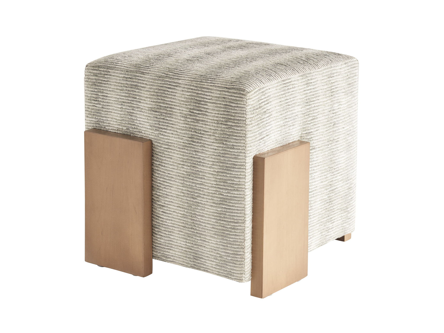 Sunset Key - Hamden Ottoman - Beige / Light Brown