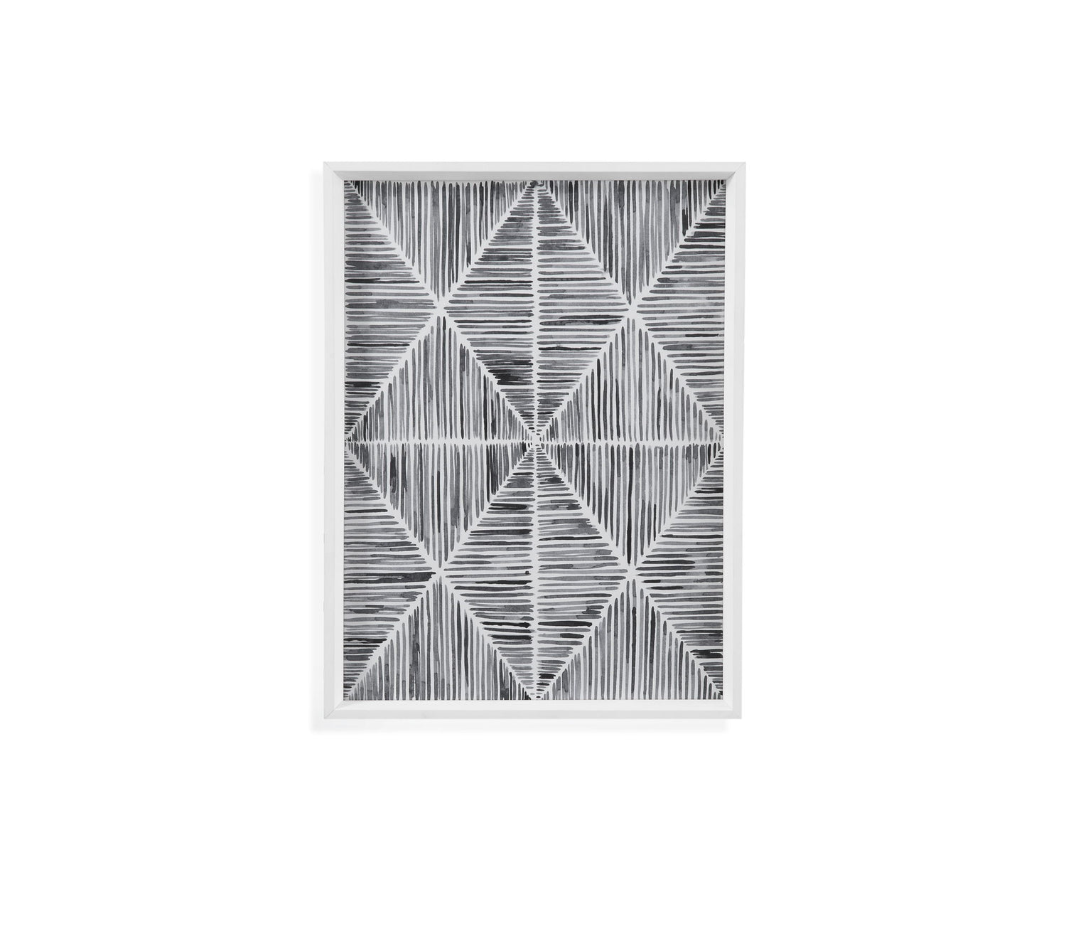 Vibrato II Framed Print - Gray