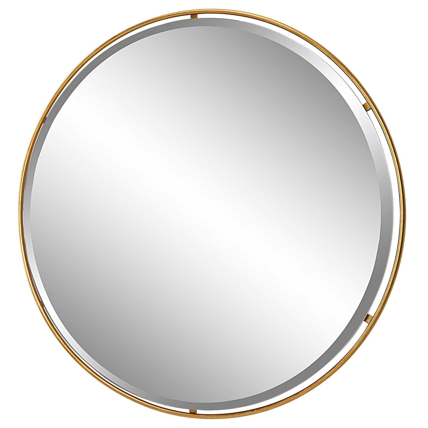 Canillo - Round Mirror - Gold