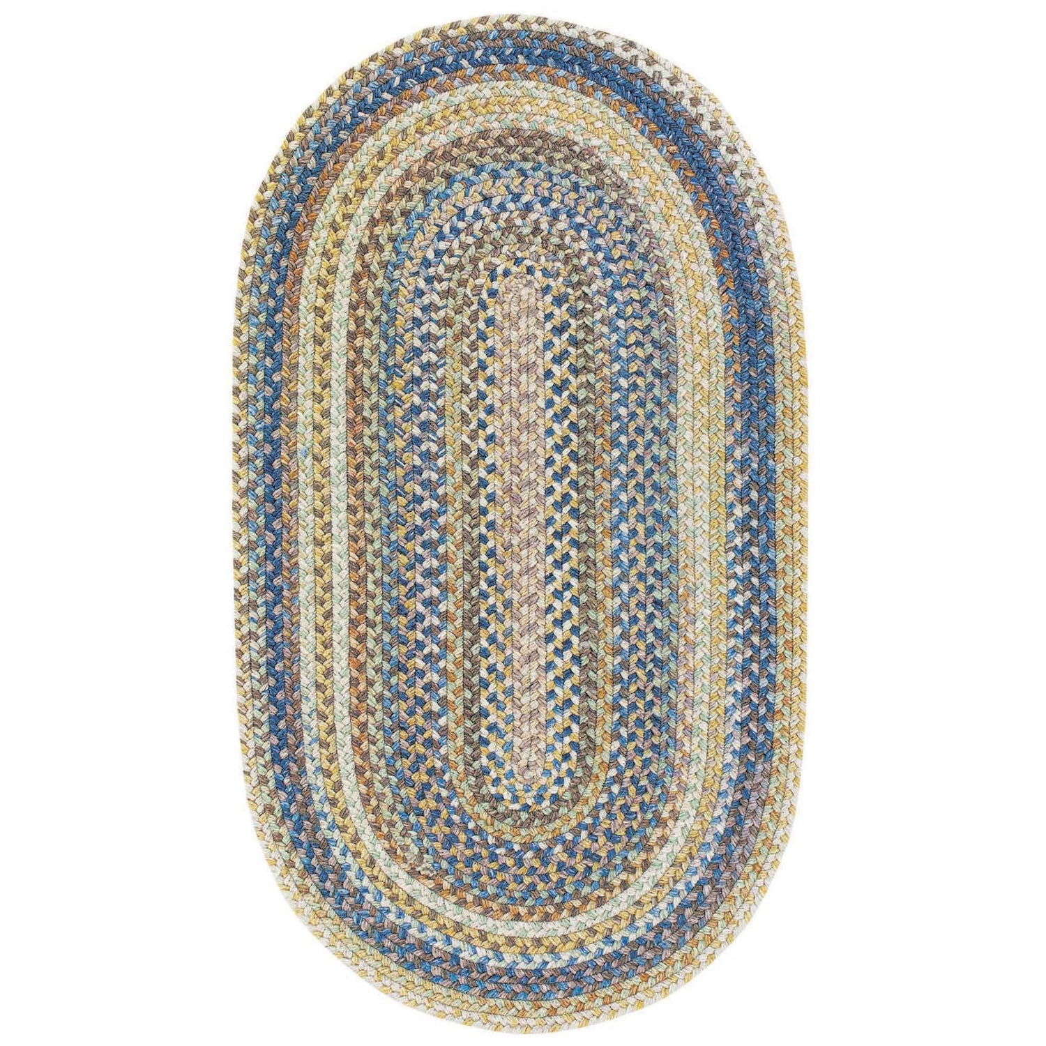 American Legacy - 11' 4" x 14' 4" Oval Braided Rug