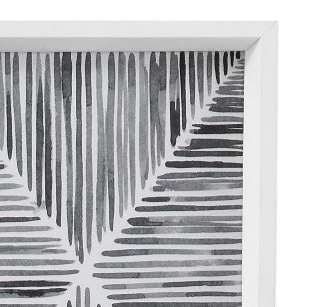 Vibrato II Framed Print - Gray