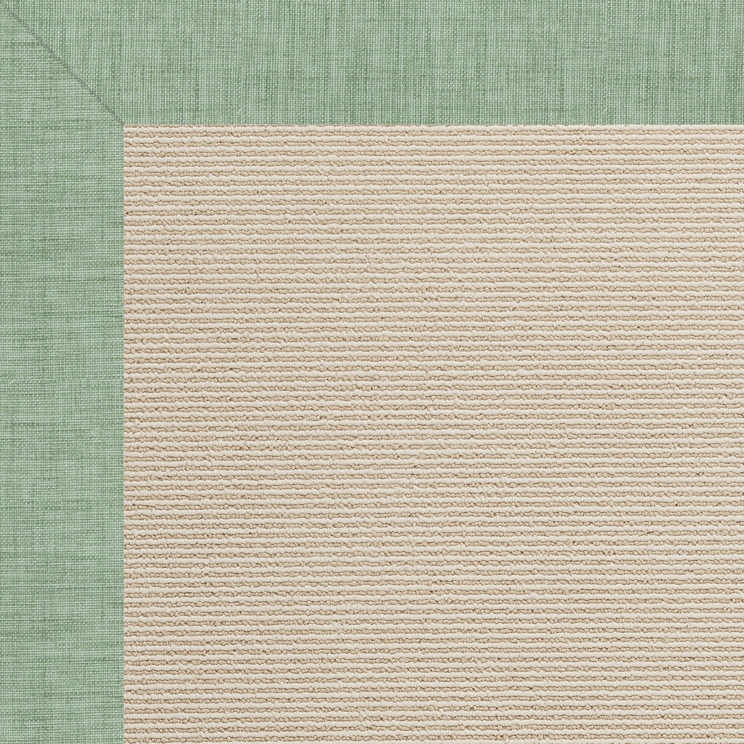 Creative Concepts-Beach Sisal - 6' Indoor/Outdoor Bordered Rug