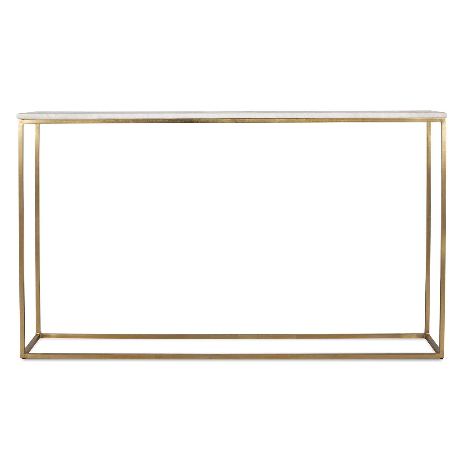 Redmond - Sofa Counter Table - Gold / White