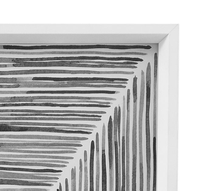 Vibrato I Framed Print - Gray