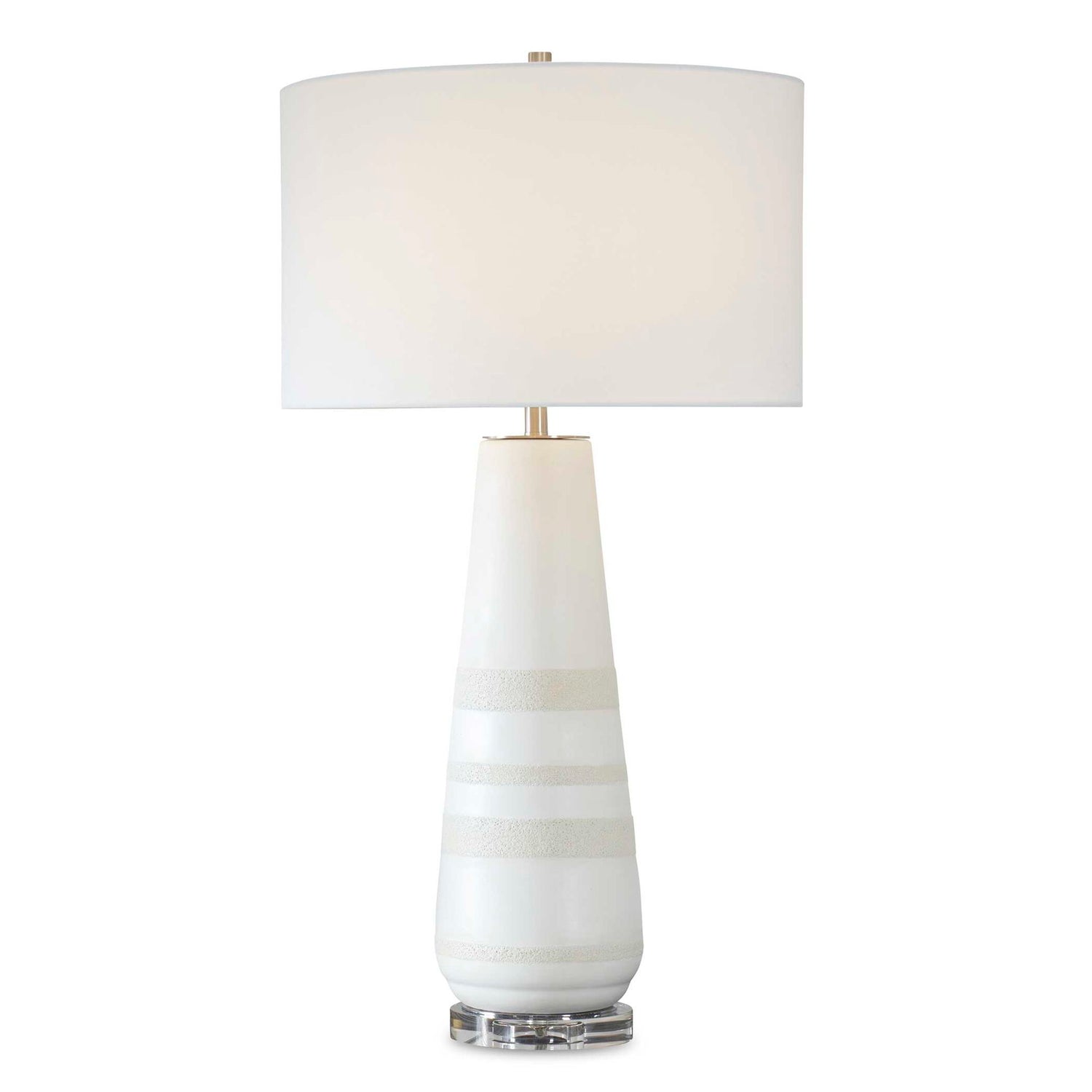 Santino - Crackled Ivory Table Lamp