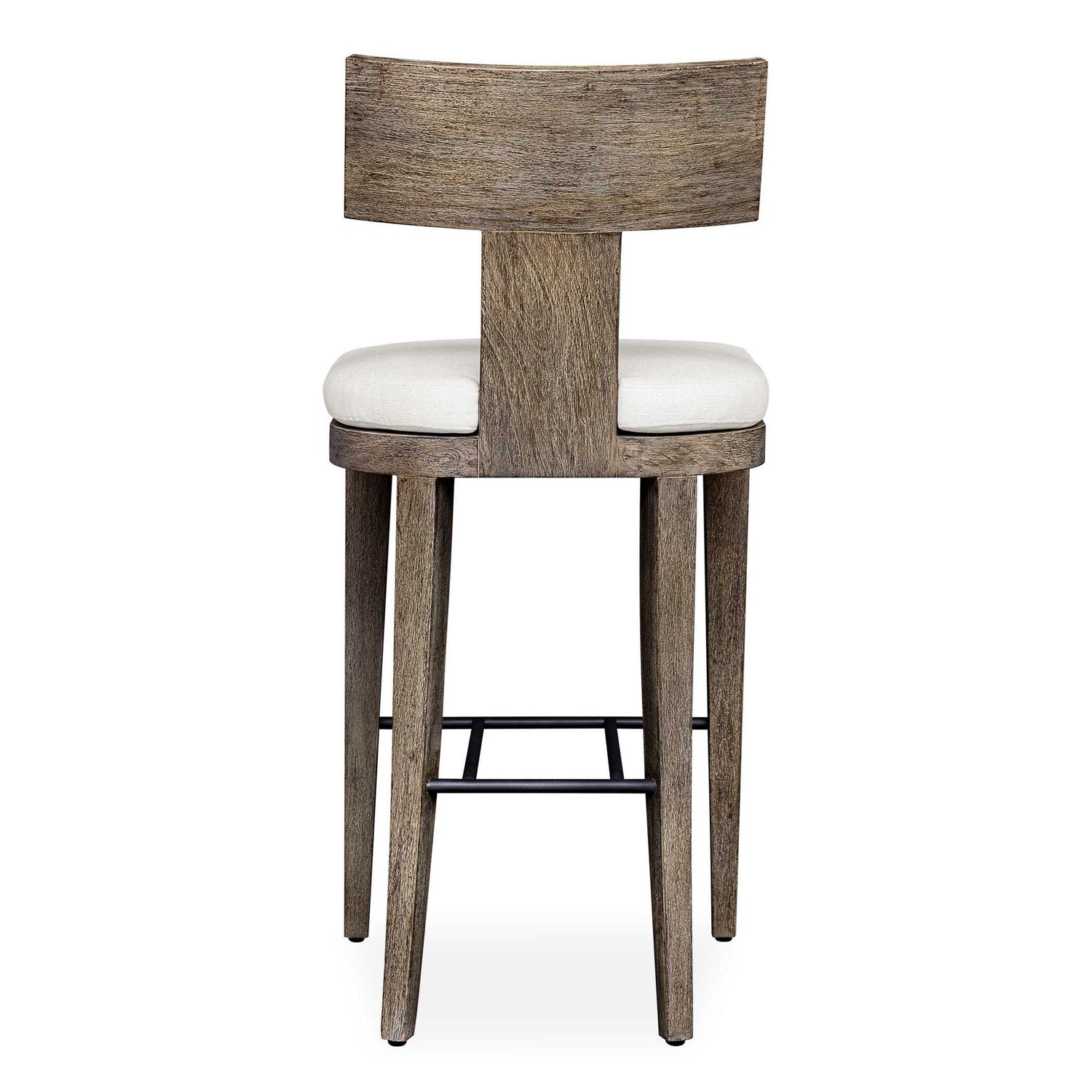 Cellini - Outdoor Bar Stool - Brown / White