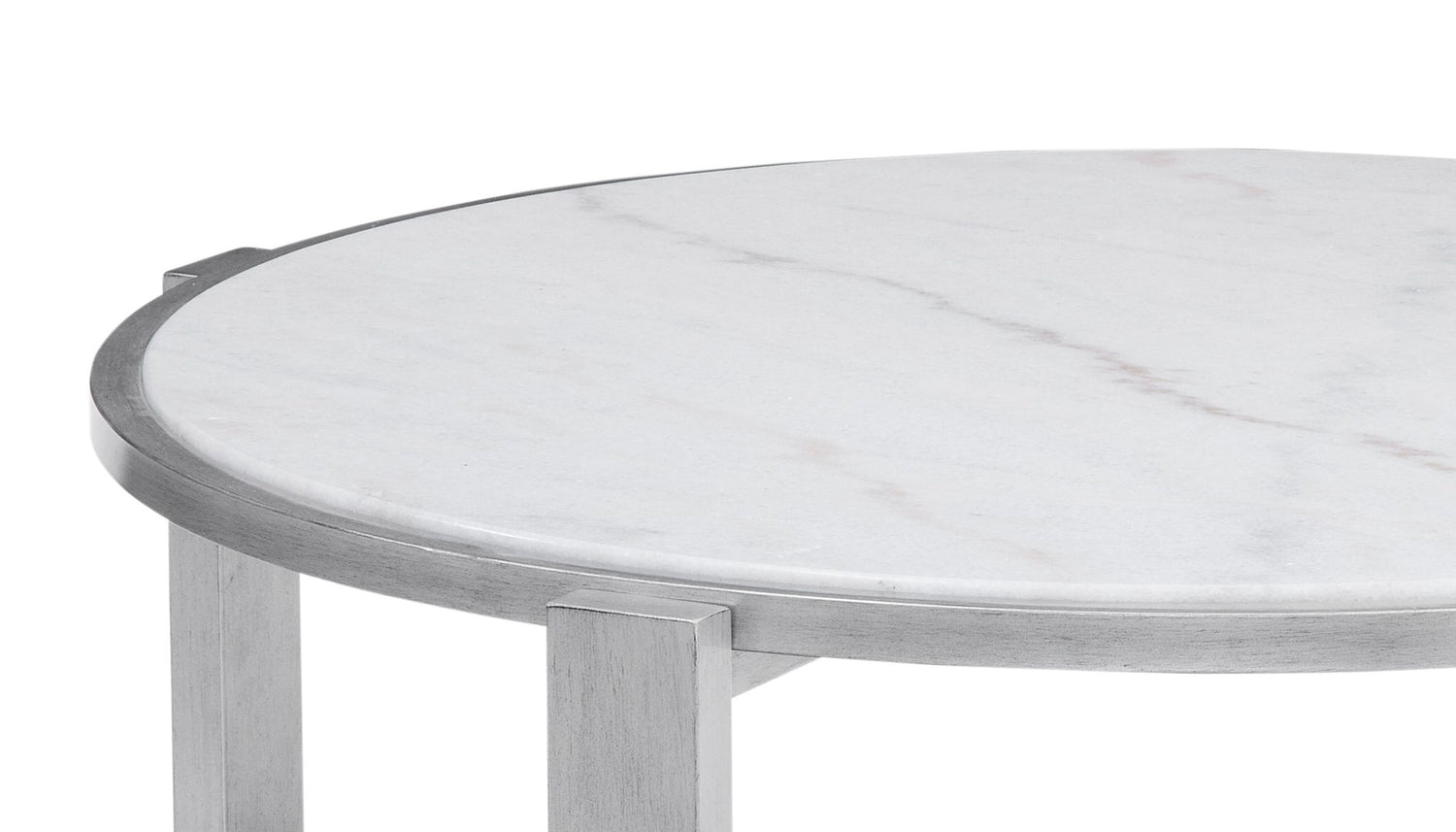 Hessle - Round Cocktail Table - Silver