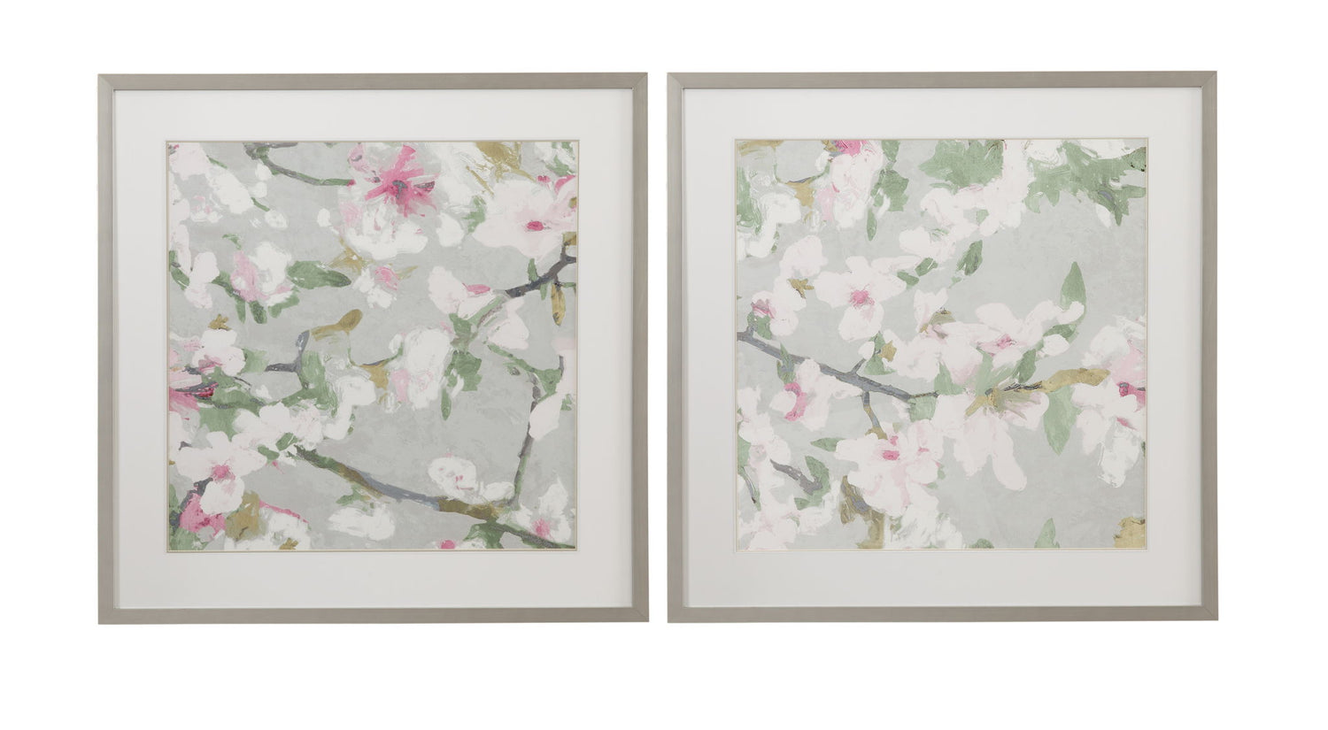Rose Garden I Framed Print - Gray / Green
