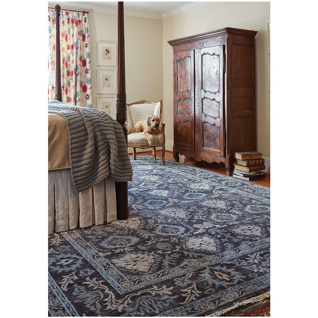 Park Lane - 5' 6" x 8' 6" Hand Knotted Rug - Vintage Black