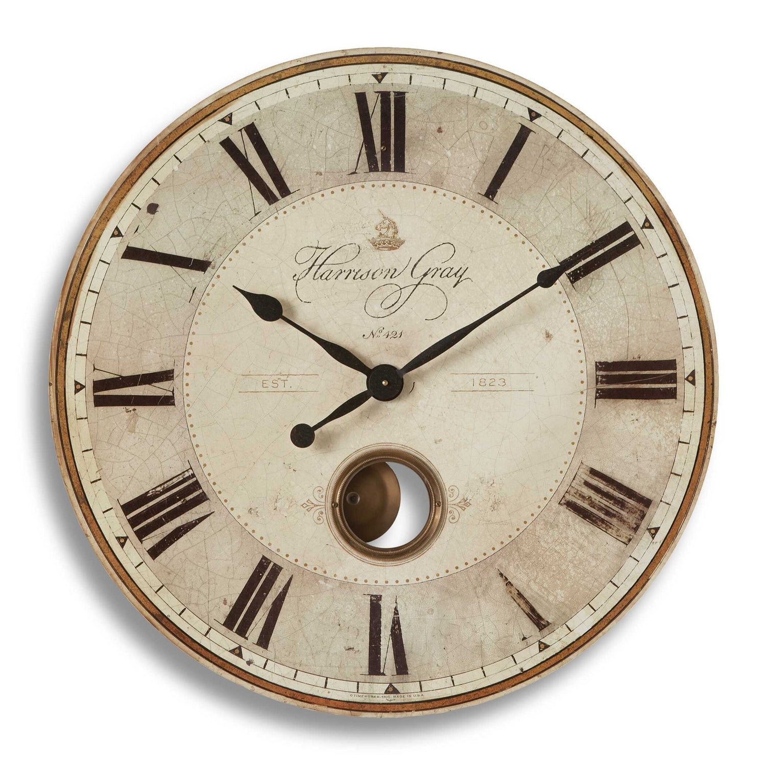 Harrison Gray - 23" Clock - Beige