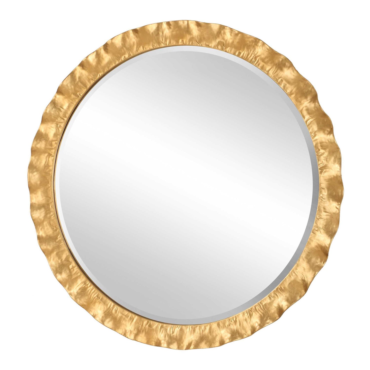 Haya - Round Mirror - Gold