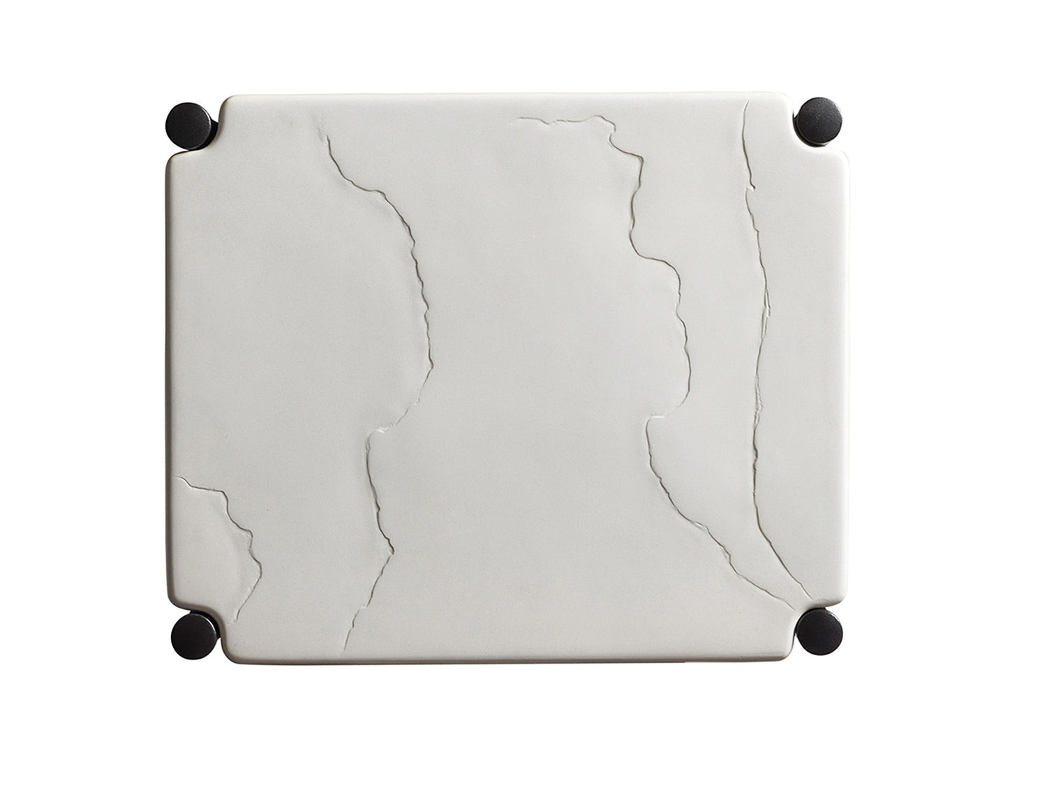 Pavlova - Rectangular End Table - White