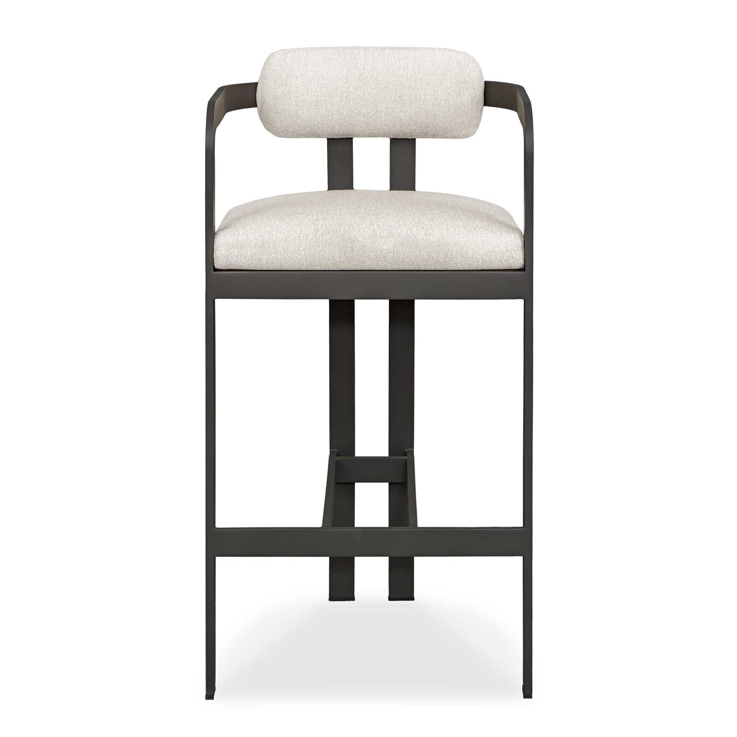 Kalmar - Outdoor Bar Stool - Black / White