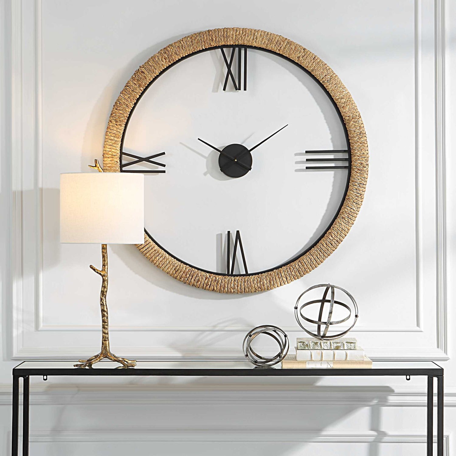 Montecito - Modern Wall Clock - Gold