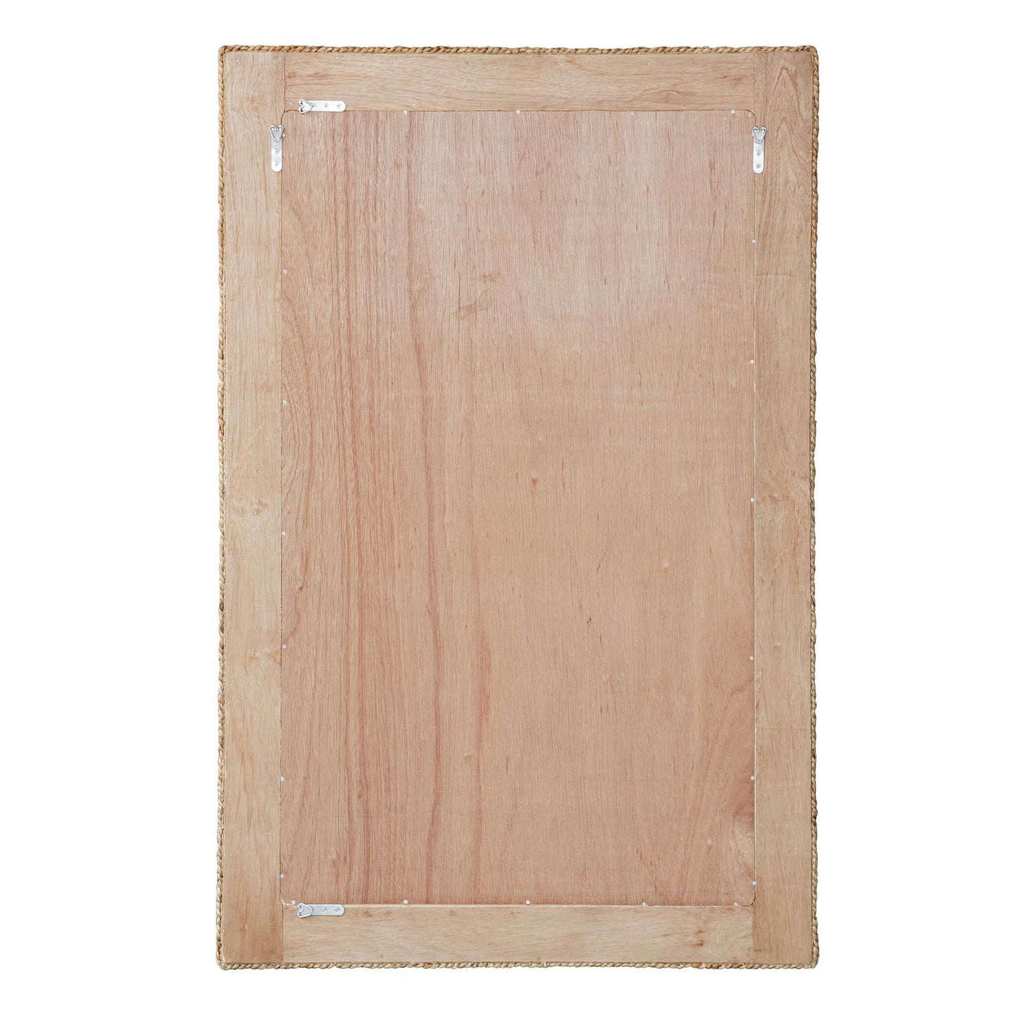 Twisted Seagrass - Large Mirror - Woodtone