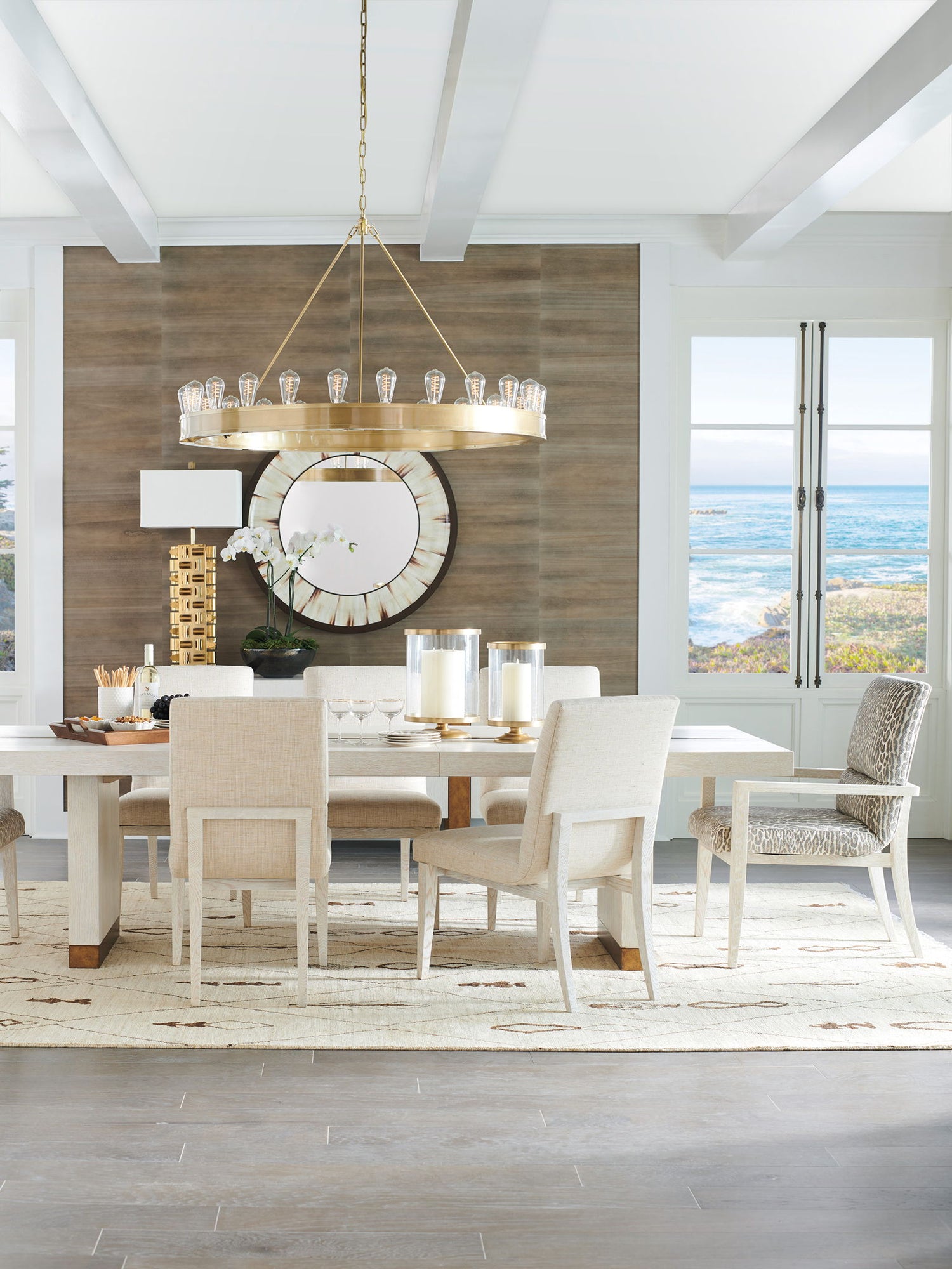 Carmel - Vista Rectangular Dining Table - Beige