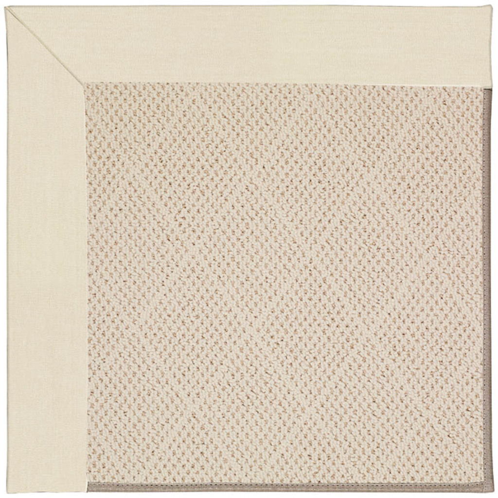 Creative Concepts-White Wicker - 7' 9" Bordered Rug