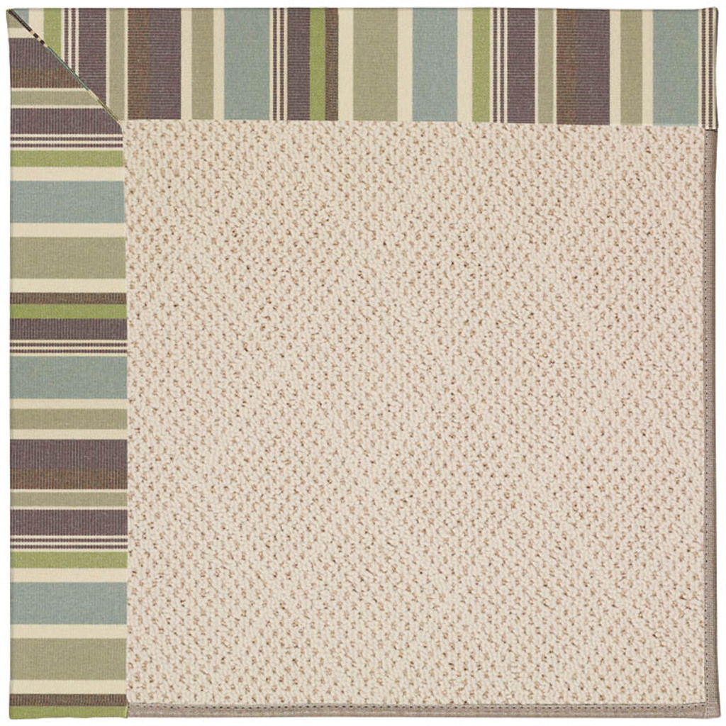 Creative Concepts-White Wicker - 7' 9" Indoor/Outdoor Bordered Rug