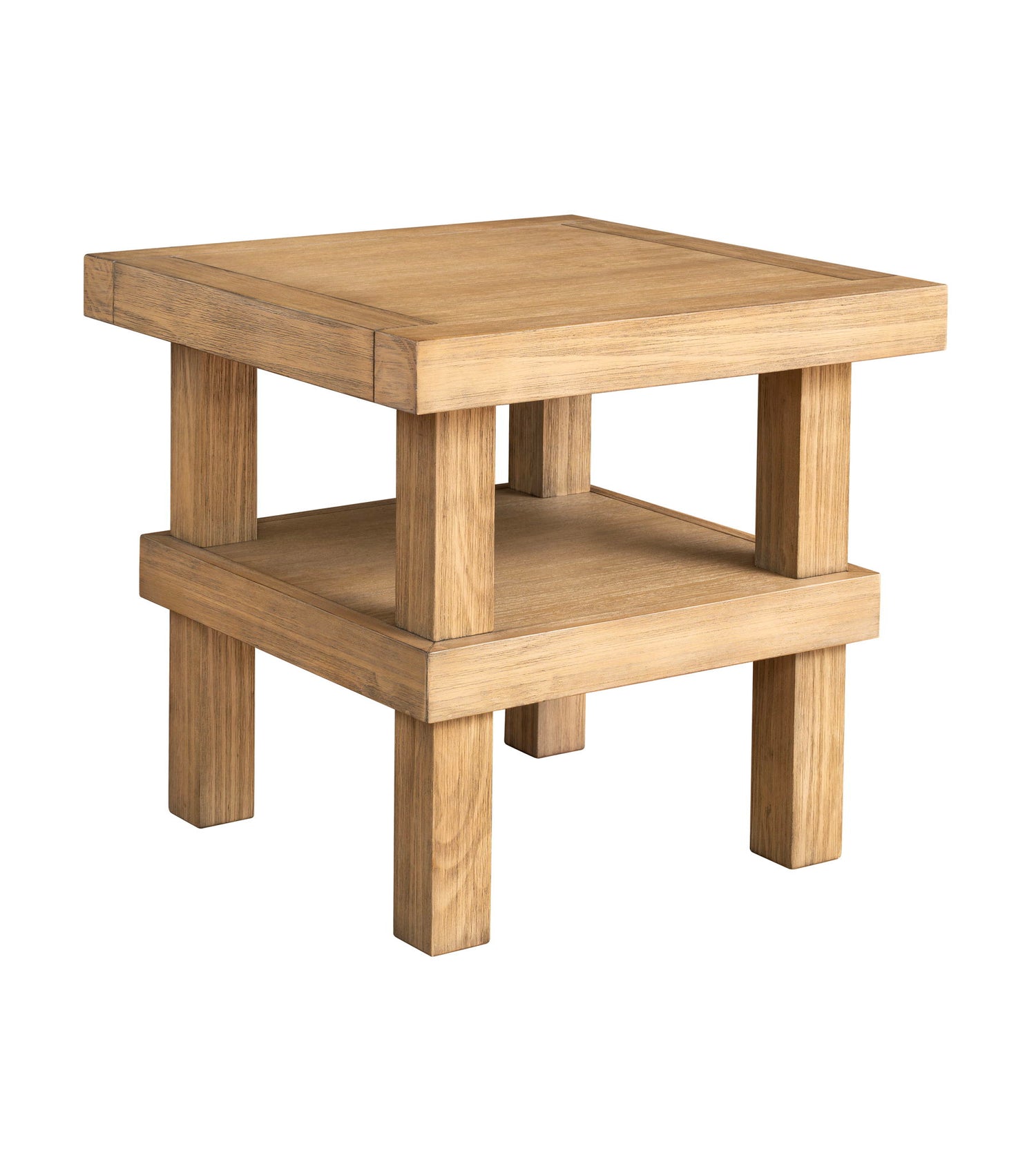 Riggs - End Table - Wheat Oak