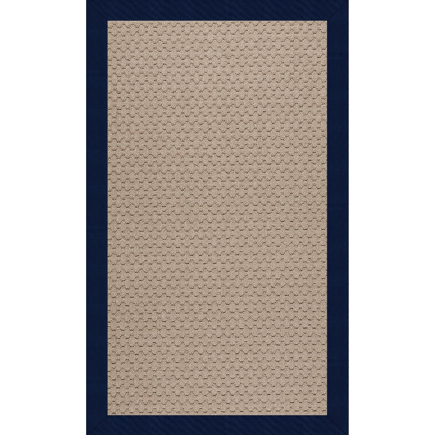 Creative Concepts-Grassy Mtn. - Indoor/Outdoor Bordered Rug - Canvas Neptune