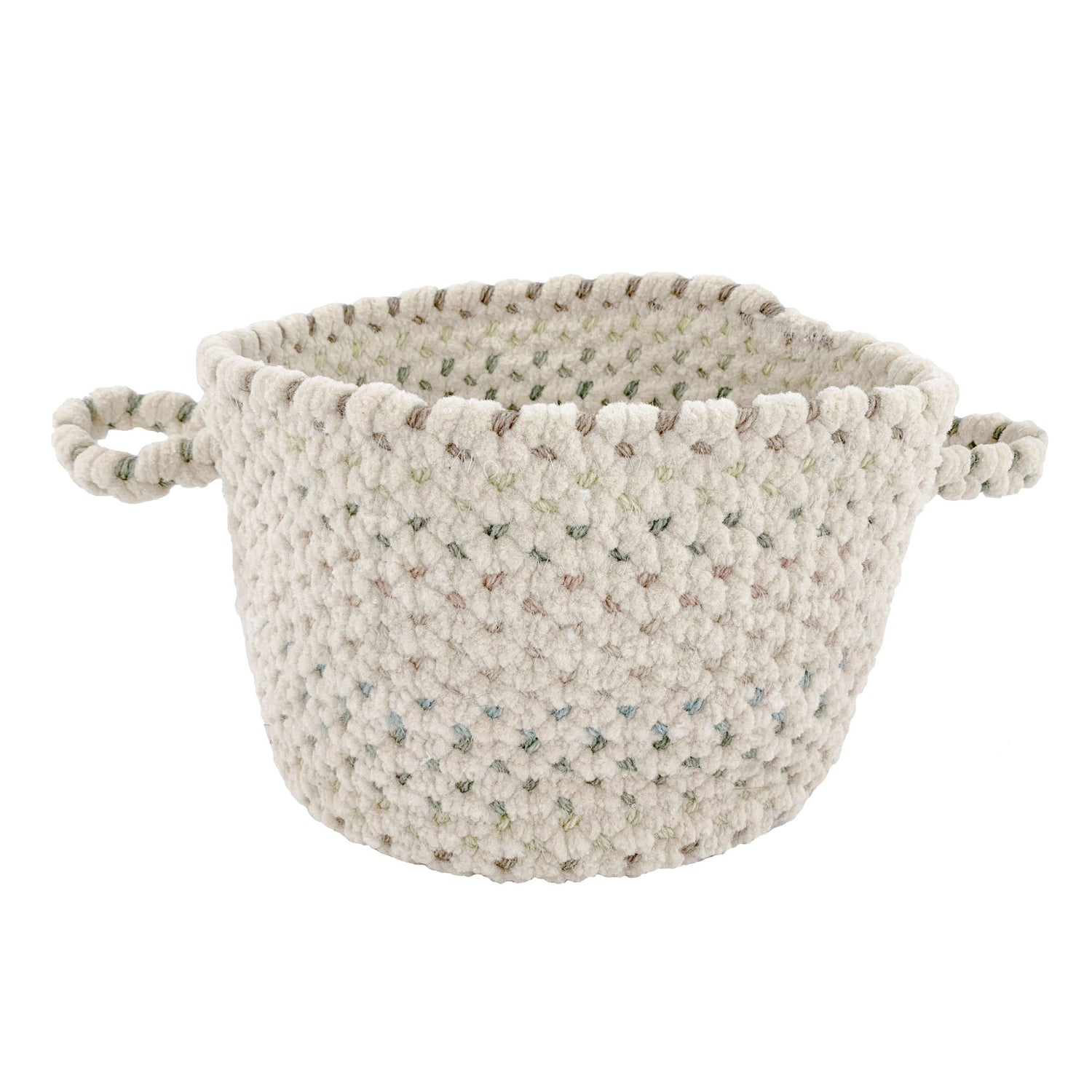 Dramatic Static - Braided Basket - Cyber White