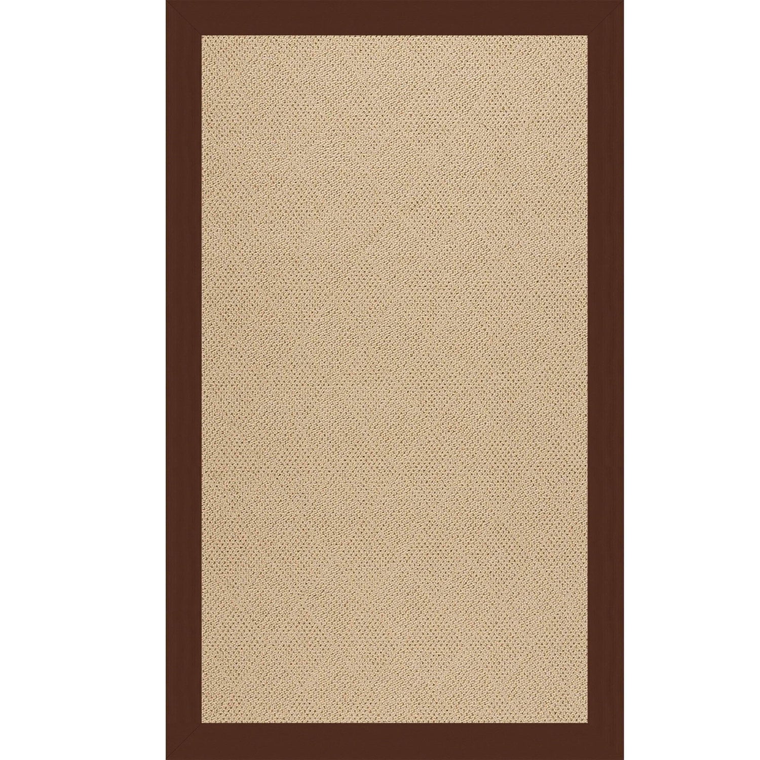 Creative Concepts-Cane Wicker - 6' x 6' Indoor/Outdoor Bordered Rug