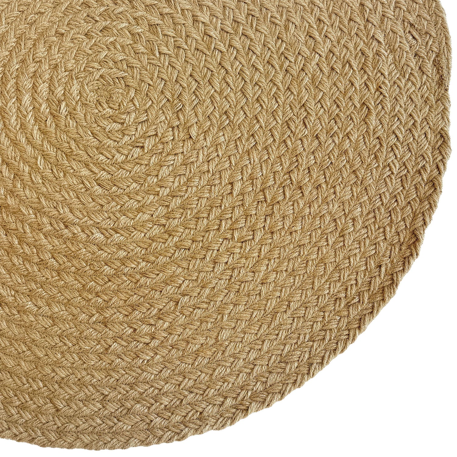 Terra Harvest - Round Braided Rug - Natural