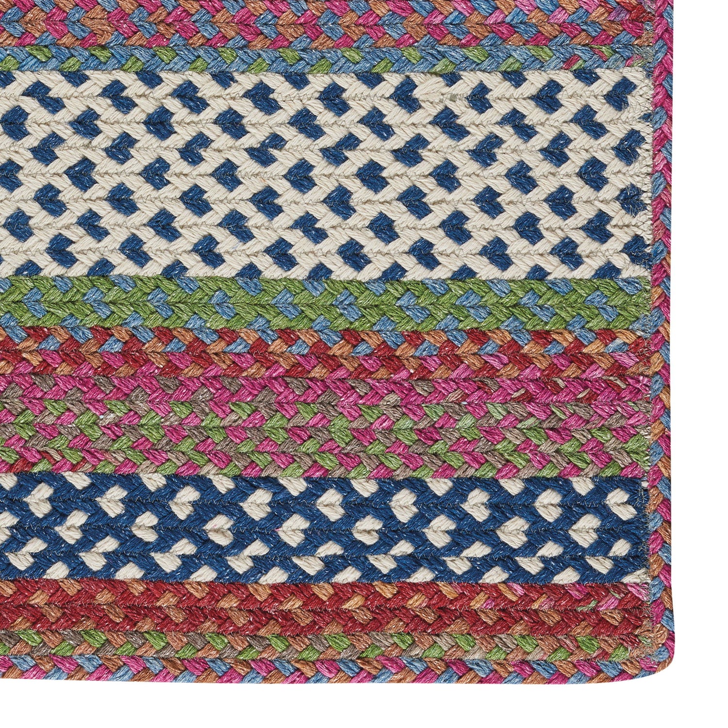 Wanderer - Braided Rug - Global Blue