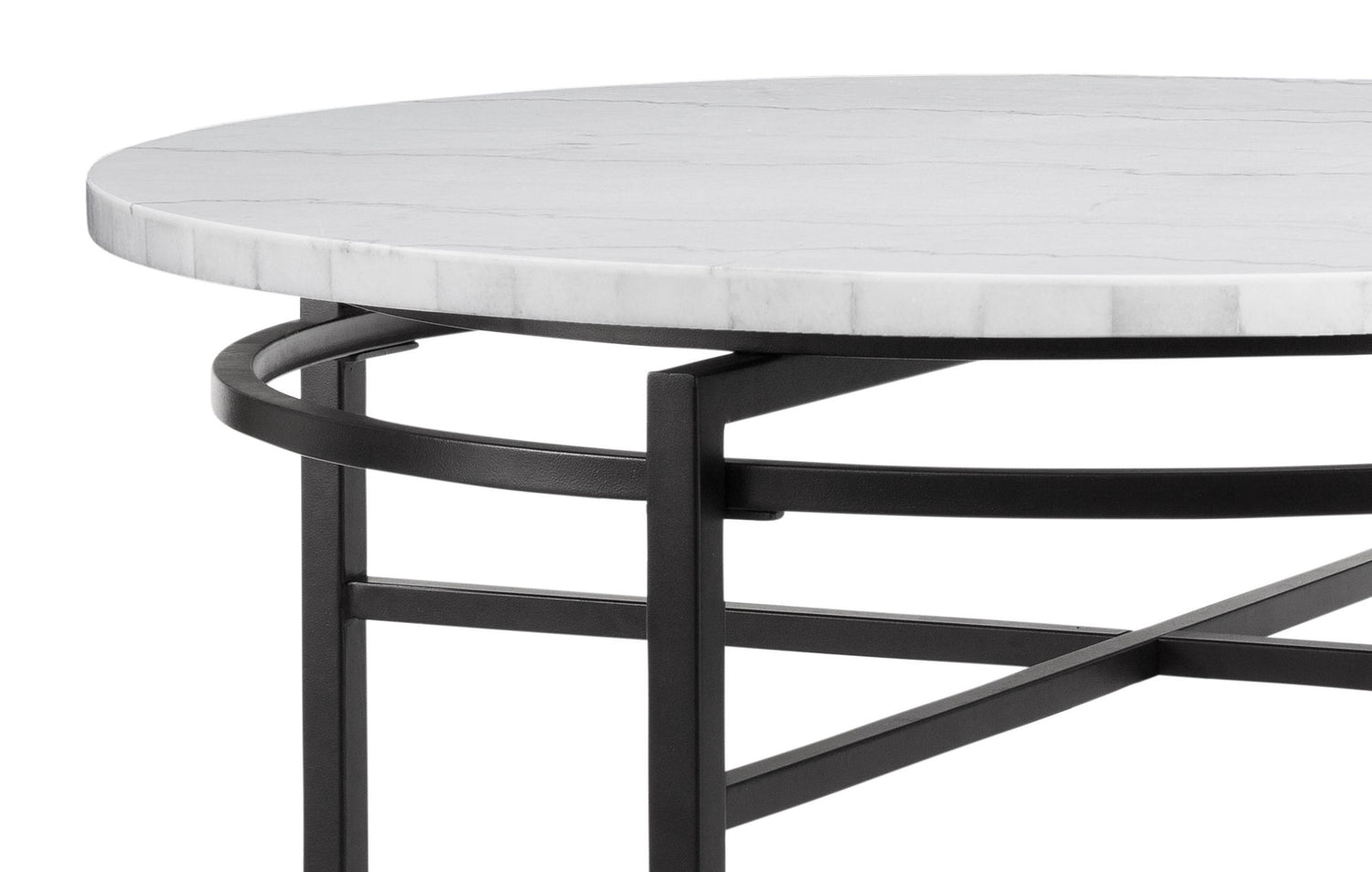 Hadley - Dining Table - Black / White