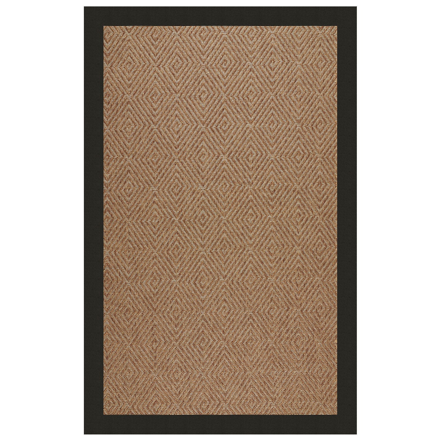 Islamorada-Diamond - 10' x 14' Indoor/Outdoor Bordered Rug