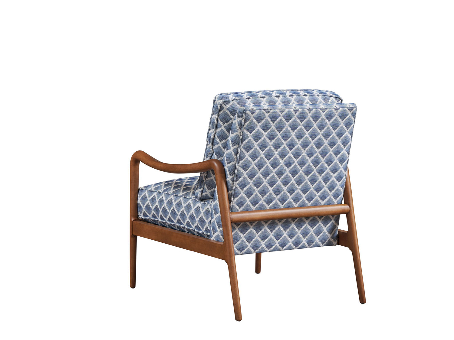 Barclay Butera Upholstery - Leblanc Chair - Blue / Light Brown