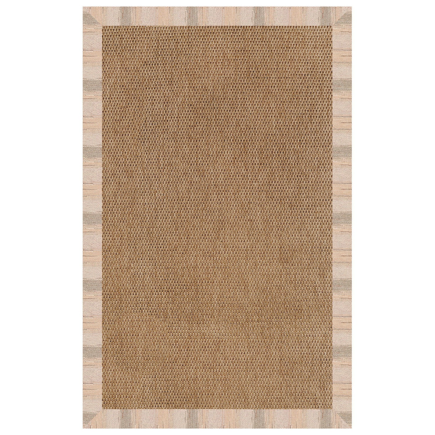 Islamorada-Basketweave - Indoor/Outdoor Bordered Rug - Sicily Sparrow
